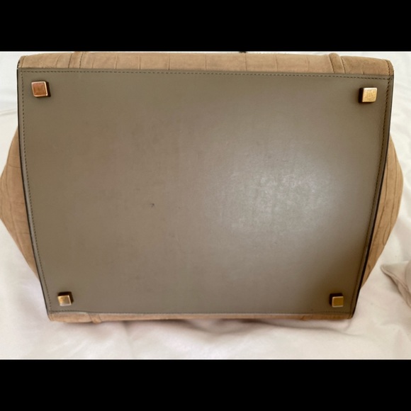 Celine Phantom Croc Embossed Luggage Handbag - Picture 10 of 10